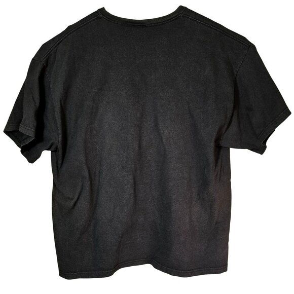 VTG Majestic SF Giants Faded Black MLB Authentic Short Sleeve T-Shirt Sz L/XL* - Picture 3 of 9